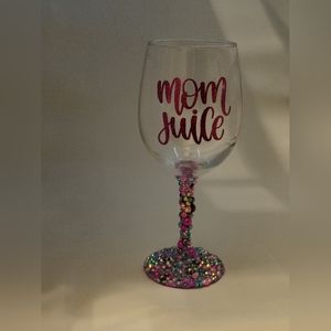 Custom wine glass